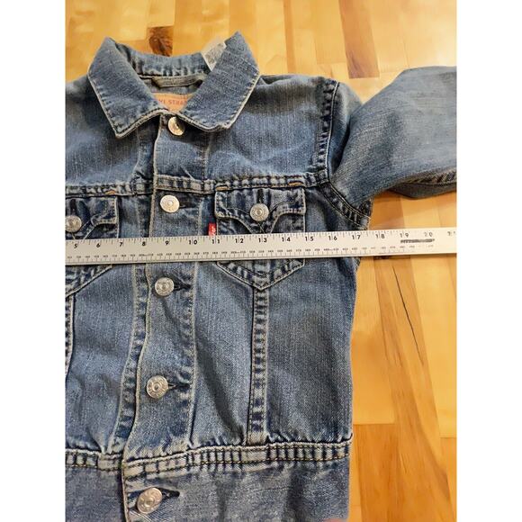 Levis‎ Jacket Type 1 Iconic Denim Trucker Western Rodeo Jean Jacket Size Small - Picture 7 of 9